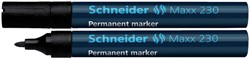 Marqueur permanent Schneider Maxx 230 ogive 1-3mm noir