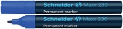 Marqueur permanent Schneider Maxx 230 ogive 1-3mm bleu
