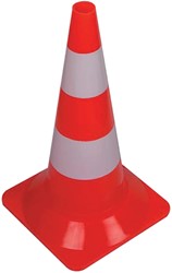 Delimitation cone 50cm red white