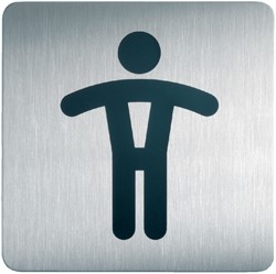 Bulletin board pictogram Durable 4954 square toilet gents 150mm
