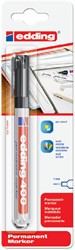Marqueur edding 400 ogive 1mm noir blister 1 pièce