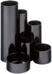Organiseur MAULtubo noir 6 compartiments Ø150x125mm noir