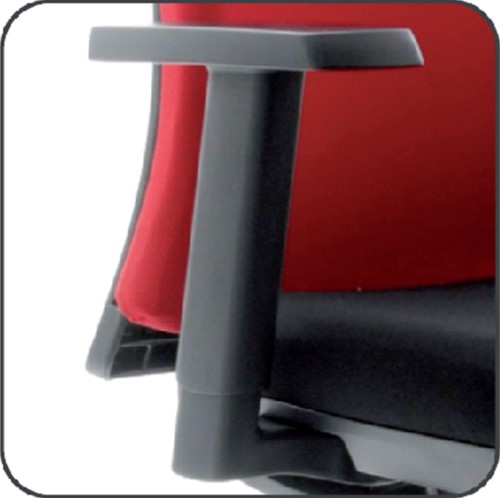 Chaise de bureau Euroseats Cannillo dos noir rembourré-3