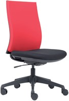 Chaise de bureau Euroseats Cannillo dos noir rembourré-1
