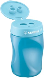 Taille-crayon STABILO Easy 4501 3-en-1 gaucher bleu