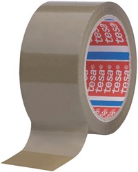 Ruban d'emballage adhésif tesa  4089 66mx50mm PP brun