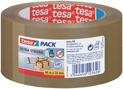 Packaging tape tesapack® Ultra Strong 66mx50mm brown