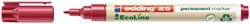 Marqueur edding 25 EcoLine ogive 1mm rouge
