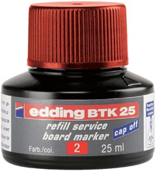Encre marqueur edding BTK25 pour tableau blanc rouge