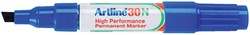 Marqueur Artline 30 biseauté bleu 2-5mm