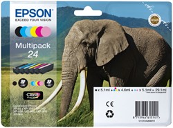 Ink cartridge Epson 24 T2428 photo HD black + 5 colors
