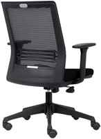 Bureaustoel Euroseats Evora zwart-1