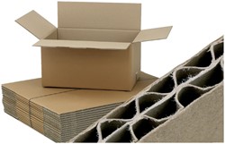 Boîte expédition CleverPack cannelure BC 486x386x386mm brun 10 pièces