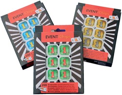 Consumption break coins Combicraft 200 pieces yellow