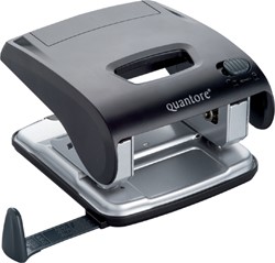 Perforateur Quantore luxe 2 trous 20 feuilles  noir