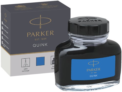 Encre stylo plume Parker Quink lavable 57ml bleu roi