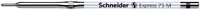 Recharge Stylo bille Schneider Express 75 Medium noir
