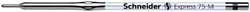 Recharge Stylo bille Schneider Express 75 Medium noir