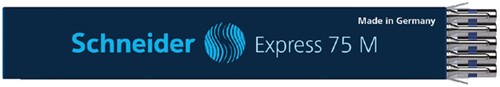 Recharge Stylo bille Schneider Express 75 Medium bleu-2