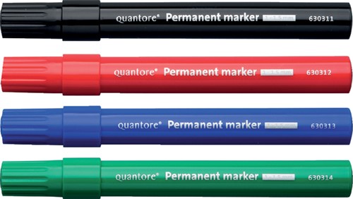 Marqueur Quantore permanent ogive 1-1,5mm bleu-2