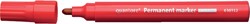 Marqueur Quantore permanent ogive 1-1,5mm rouge