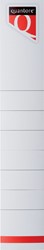 Etiquette dorsale Quantore Small 34x190mm adhésive blanc 10 pièces