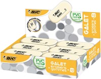 Gomme Crayon BIC Galet blanc-2