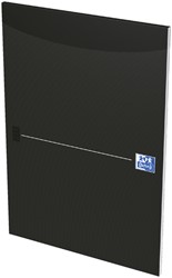 Bloc-notes Oxford Office Smart A4 ligné 50 feuilles 80-90g noir
