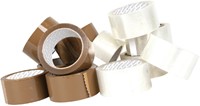 Ruban d'emballage Quantore 50mmx60m PP brun 6 rouleaux-2