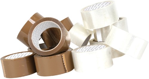 Ruban d'emballage Quantore 50mmx60m PP transparent 6 rouleaux-2