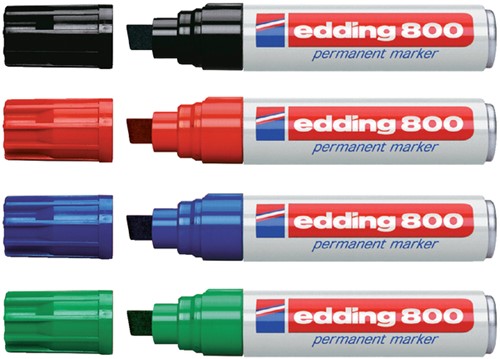 Marqueur edding 800 biseau 4-12mm bleu-2
