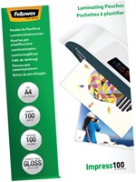Lamineerhoes Fellowes A4 2x100micron glans 100 stuks-2