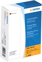 Frankeeretiket HERMA 4330 130x40mm 500 stuks