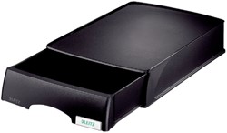 Briefablage Leitz Plus mit Schublade A4 maxi schwarz