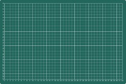 Tapis de coupe A3 450x300mm vert