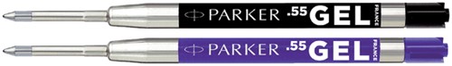 Recharge stylo gel Parker Quink Fin noir blister 1 pièce-3