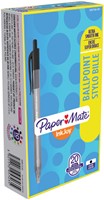 Stylo bille Paper Mate Inkjoy 100RT Medium noir-2