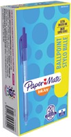 Stylo bille Paper Mate Inkjoy 100RT Medium bleu-2