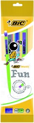 Portemine BIC Matic Fun HB 0,7mm blister 3 pièces
