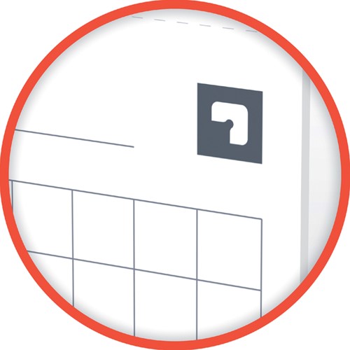 Papier chevalet de conférence Oxford Smart 650x980mm quadrillé 90g 20 feuilles-3