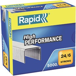 Agrafes Rapid 24/6 galvanisé strong 5000 pièces