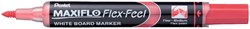 Marqueur tableau blanc Pentel Maxiflo MWL5SBF ogive 1,5-4,5mm rouge