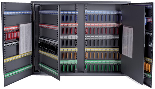 Key cabinet Pavo XL two-door 300 hooks 720x540x140mm