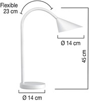 Unilux Sol led white desk lamp-2