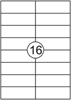 Etiket Avery DP167-100 105x37mm wit 1600 stuks-2