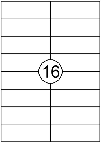 Etiket Avery DP167-100 105x37mm wit 1600 stuks-2