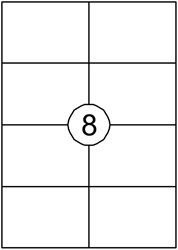 Etiquette Quantore 105x74mm blanc 800 pièces