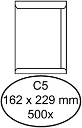 Umschlag Quantore deed C5 162x229mm weiß 500 Stk