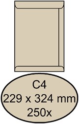 Umschlag Quantore deed C4 229x324mm creme kraft 250 Stück