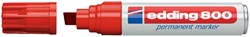 Marqueur edding 800 biseau 4-12mm rouge